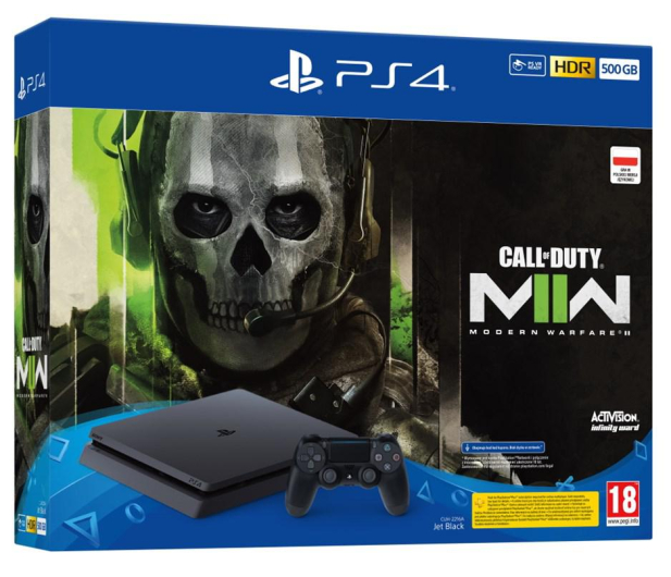 Sony Konsola PS4 500GB + Call of Duty Modern Warfare 2 - 1465407 - zdjęcie
